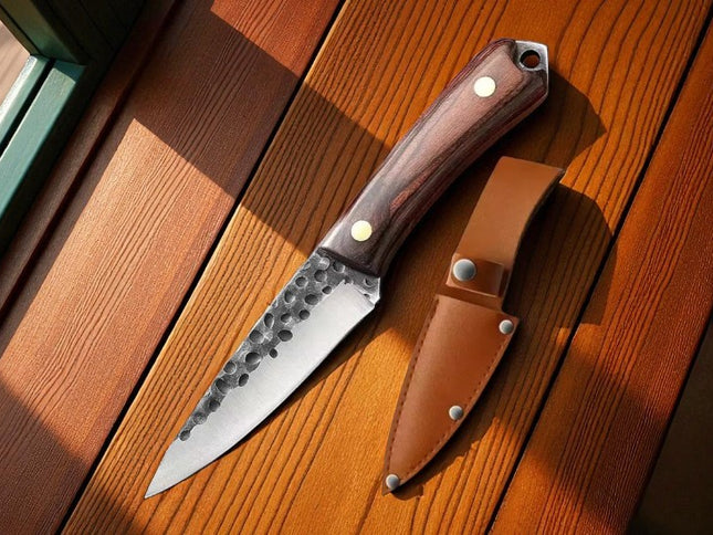 Artisanal viking couteau