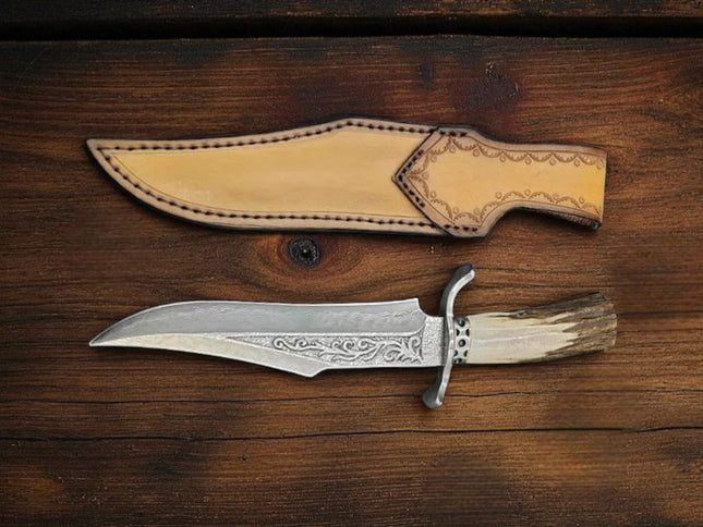 Bois de cerf couteau de chasse