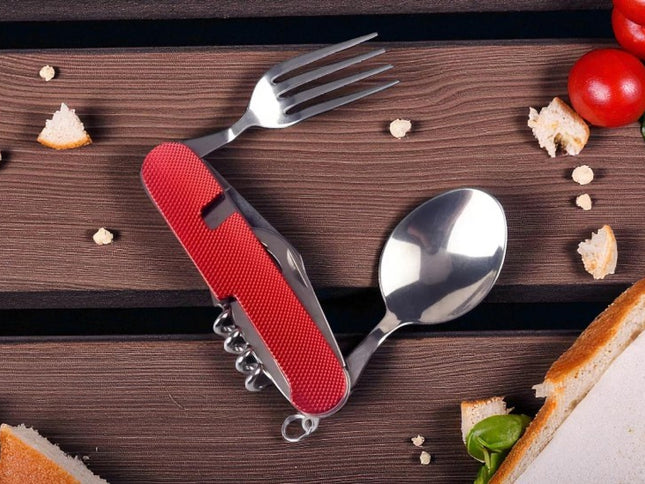 Camping couteau cuillere fourchette