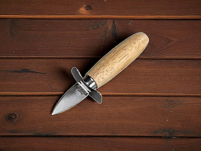 Couteau a huitre manche en bois