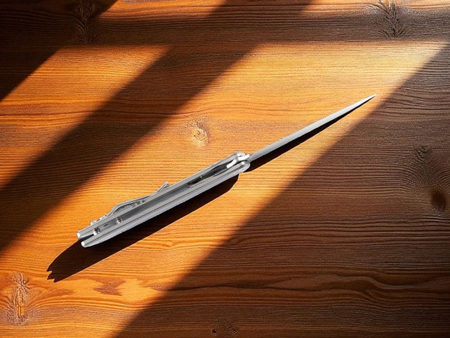 Couteau a manche acier