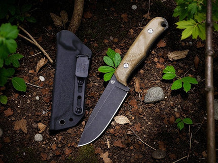 Couteau acier carbone de chasse