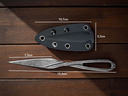 Couteau artisanal de lancer