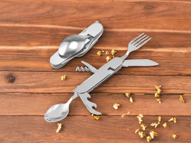 Couteau camping fourchette cuillere