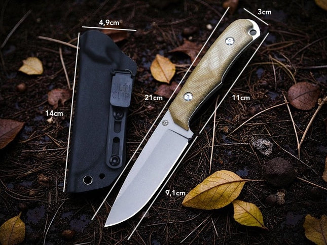 Couteau carbone acier de chasse