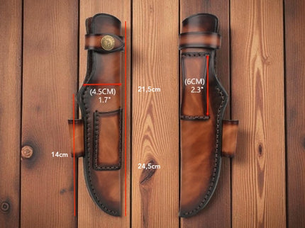 Couteau ceinture etui