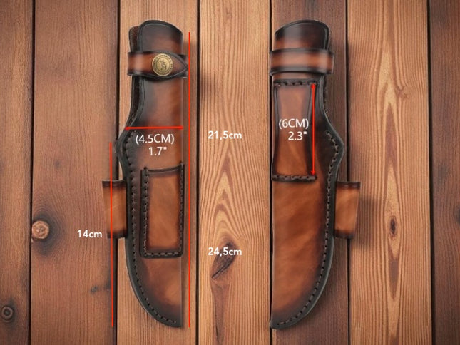 Couteau ceinture etui