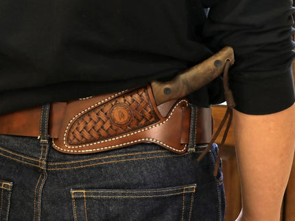 Couteau ceinture horizontal