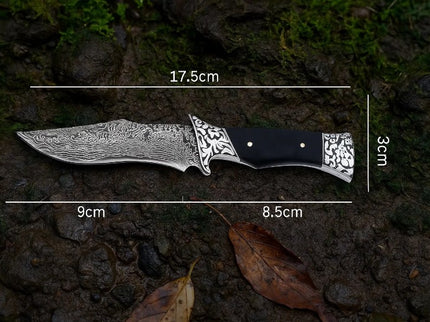 Couteau chasse damas lame