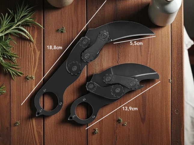 Couteau combat griffe