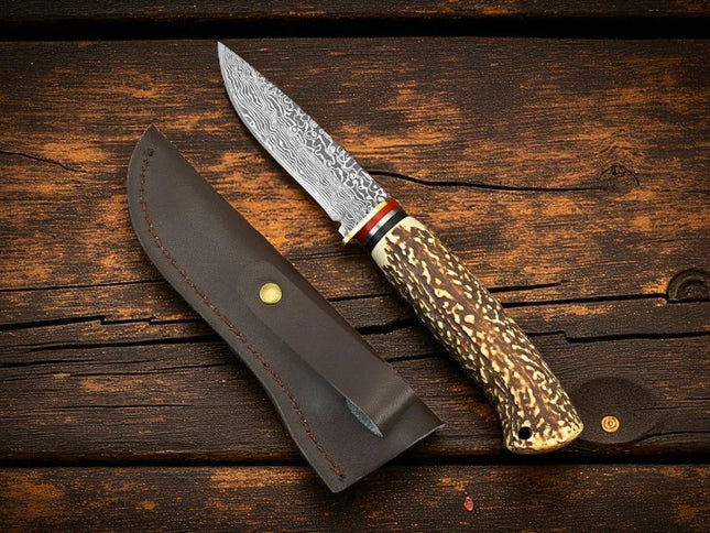 Couteau corne de cerf chinois