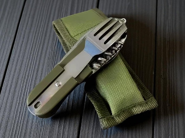 Couteau cuillère fourchette militaire