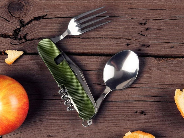 Couteau cuillere camping fourchette