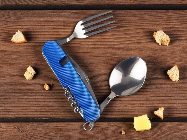 Couteau cuillere fourchette camping