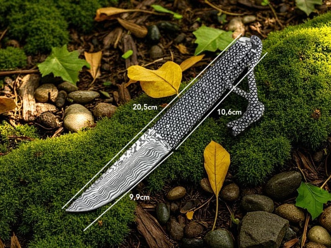 Couteau damas bushcraft