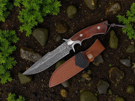Couteau damas de chasse