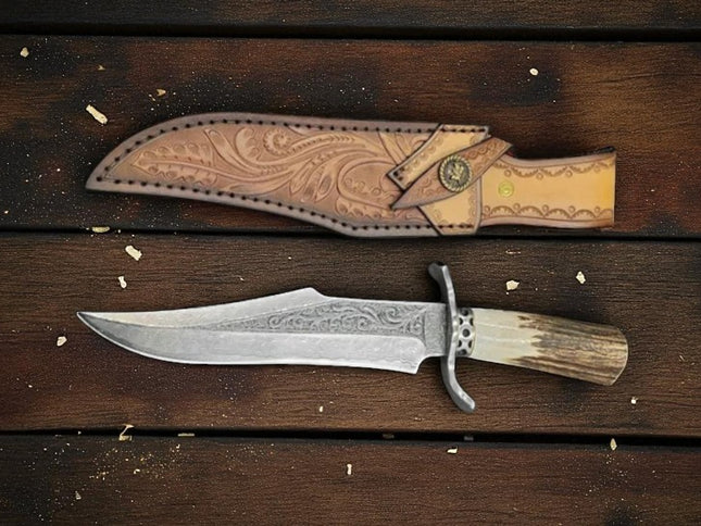 Couteau de chasse bois cerf