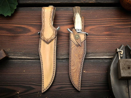 Couteau de chasse bois de cerf