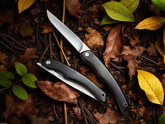 Couteau de chasse tranchant rasoir