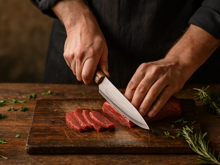 Couteau de cuisine bois