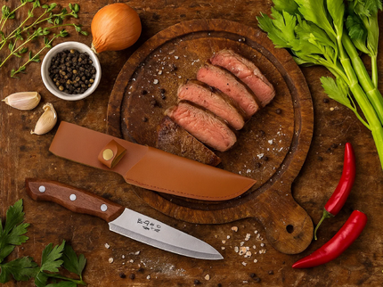 Couteau de cuisine en bois