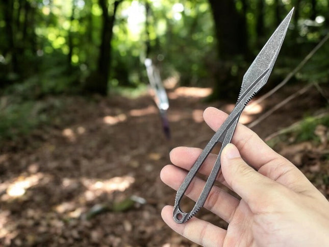 Couteau de lancer artisanal
