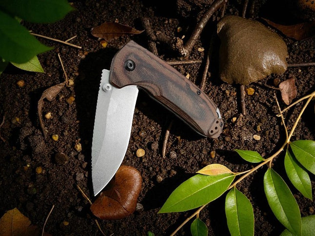 Couteau de poche manche bois