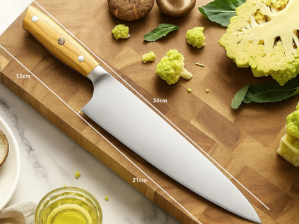 Couteau eminceur chef