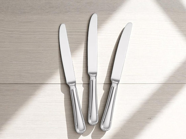 Couteau en argent massif
