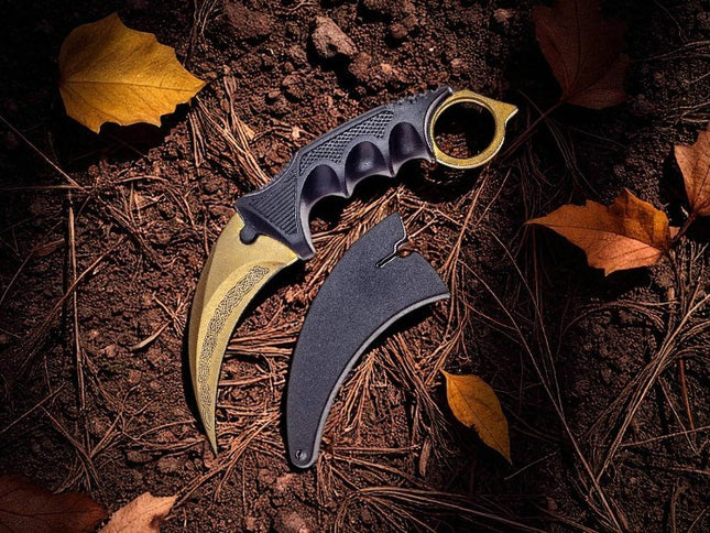 Couteau karambit or