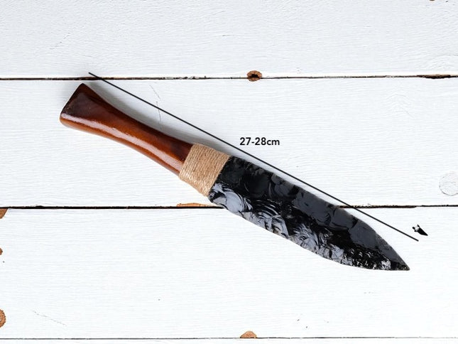 Couteau lame obsidienne