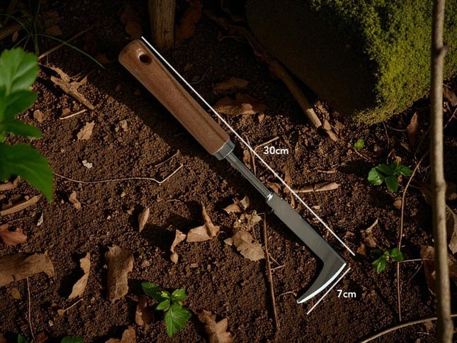 Couteau long manche désherbeur