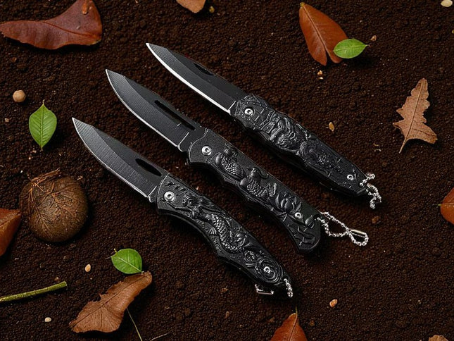 Couteau militaire gravé
