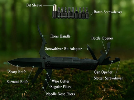 Couteau multifonction de survie