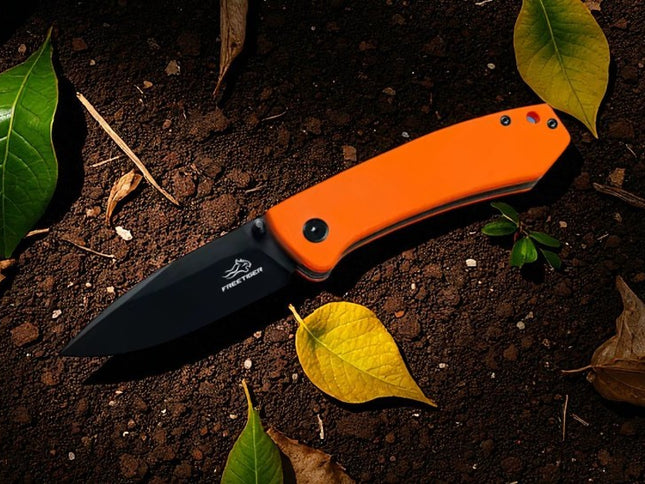 Couteau orange chasse