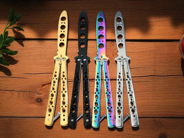 Couteau papillon double tranchant