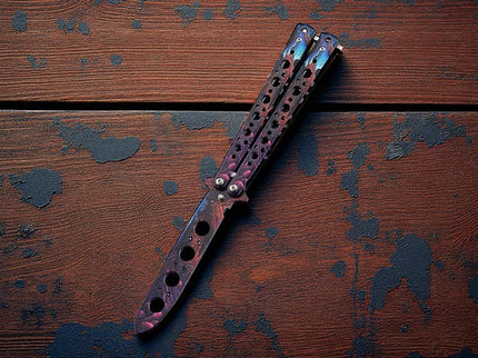 Couteau papillon personnalisé pour collectionneur