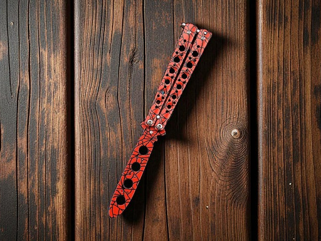 Couteau personnalisé papillon
