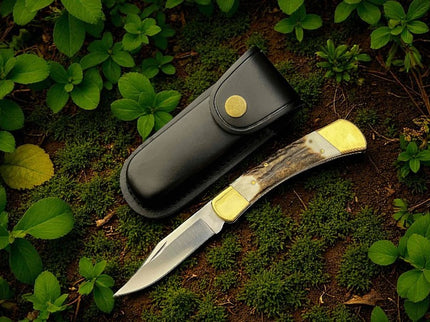 Couteau pliant bois de cerf
