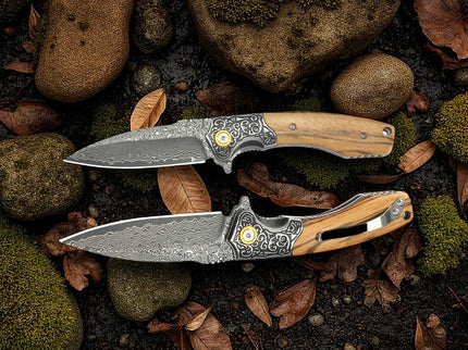 Couteau poche damas