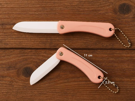 Couteau rose ceramique