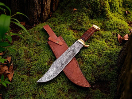 Couteaux bowie damas