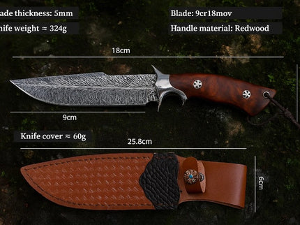 Couteaux damas de chasse