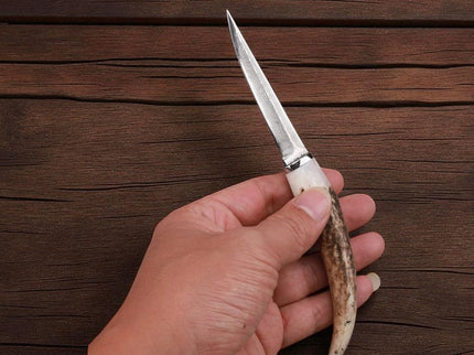 Couteaux manche en bois de cerf