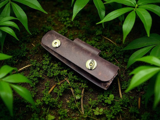 Couteaux pliant etui cuir