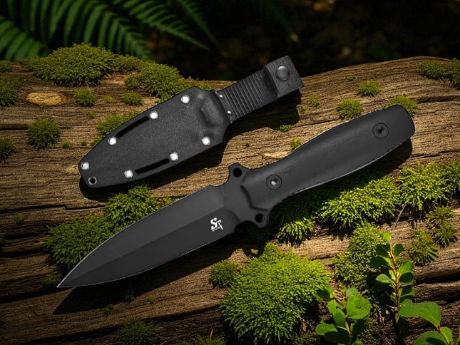 Double tranchant couteau de combat