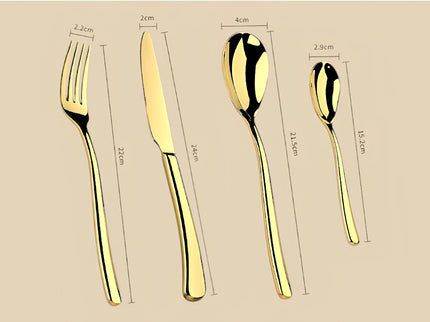 Ensemble fourchette couteau cuillère