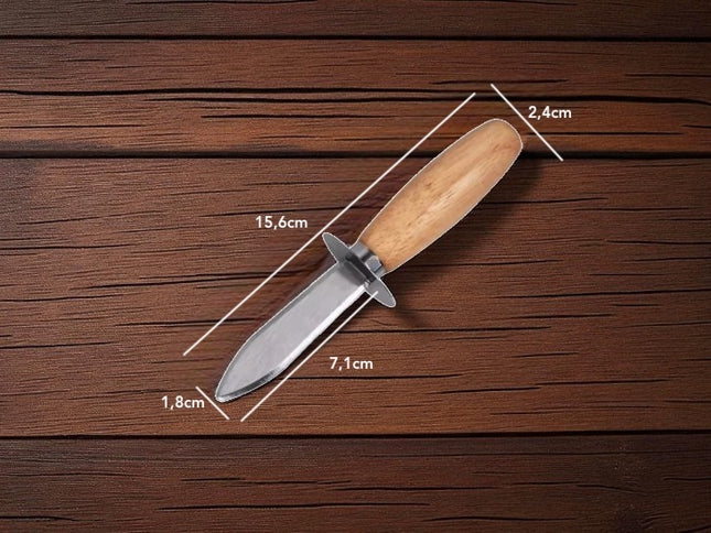 Huitre couteau manche en bois