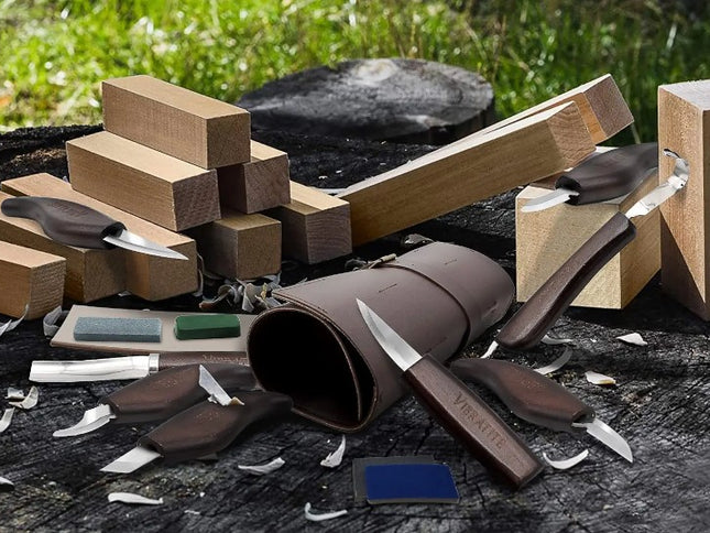 Kit couteau sculpture bois