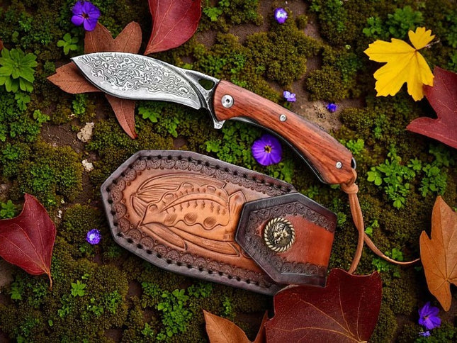 Kukri couteau damas